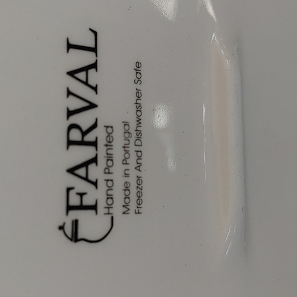 Farval Ceramic Hand Painted Tray - Picture 4 of 4